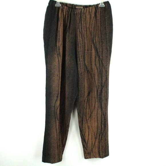 Rebecca Jane Noble Pants - Rebecca Jane Noble Hand Woven Art To Wear Pants S